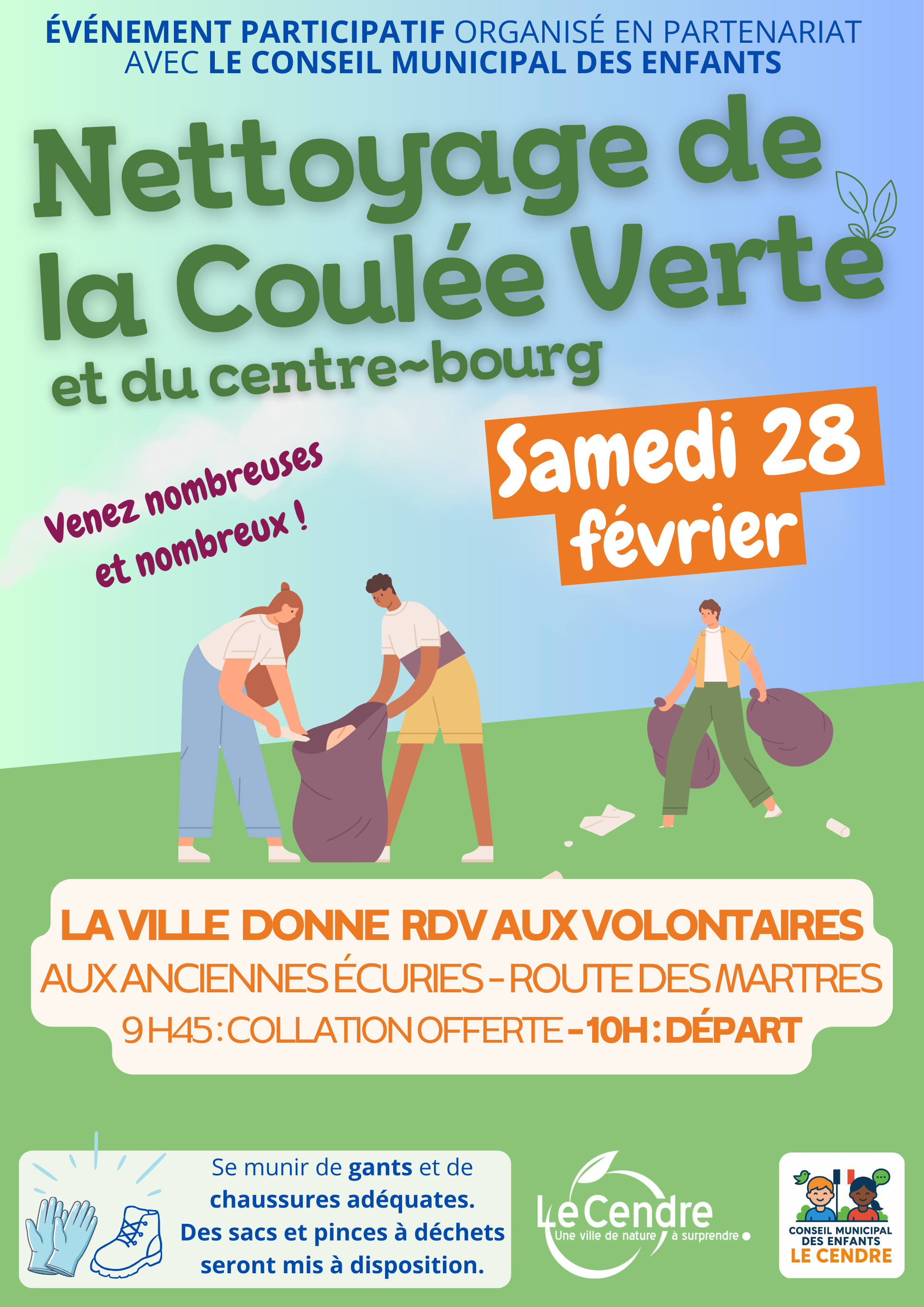 Nettoyage de la Coulée Verte Flyer A41